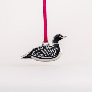 Loon Boxed Pewter Ornament