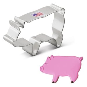 Pig Cookie Cutter 3 3/4″